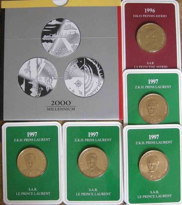 Belgium 0 Franc 00 Millennium 3 Coins Various Catawiki