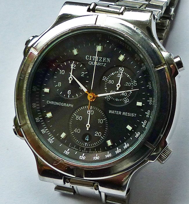 CITIZEN 3510 CHRONOGRAPH - men's watch from the 1990s