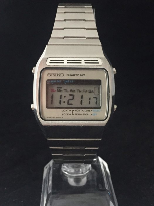 Seiko A133-5000 LCD quartz – wristwatch – December 1977 - Catawiki