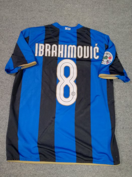 Authentic Inter Milan home shirt 2008/2009 - Ibrahimovic #8 - size M