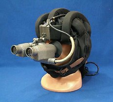 Infra-red night vision goggles with tank helmet
