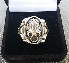 Ring with the emblem of the French Foreign legion - Silver 925