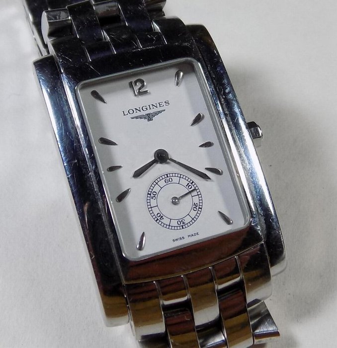Longines S30 EFCO - Rectangle - Pure White - 1990's Dress - Men's Wristwatch