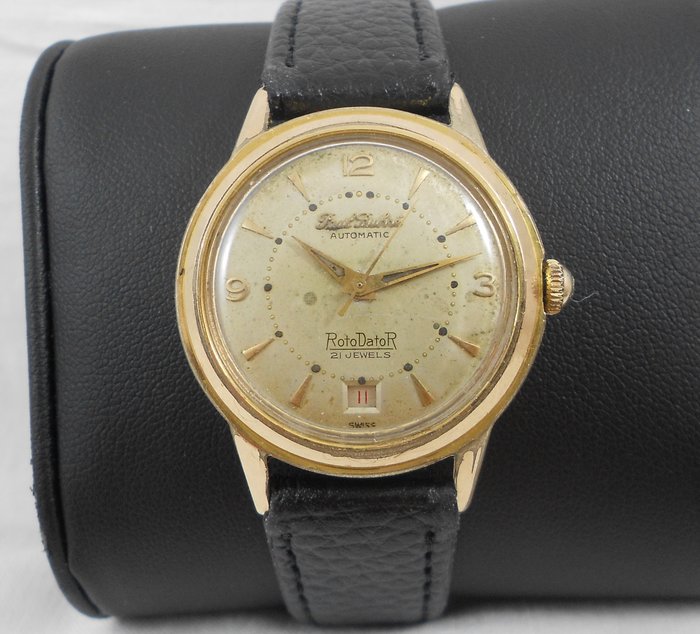 Paul Buhre RotoDatoR Date ,21 J , Swiss Men´s wristwatch, 33 mm, Cal ...