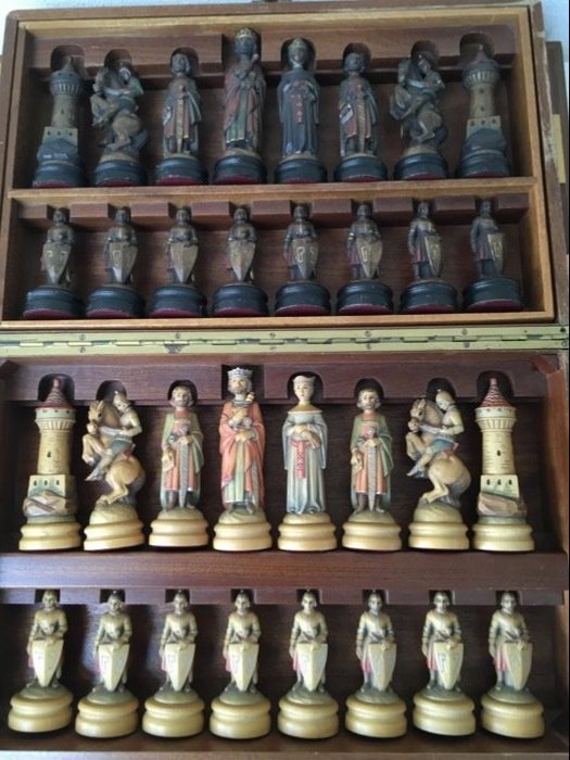 ANRI E.S Lowe 831 Renaissanse Ivory Rook Replacement Chess Piece King Arthur 