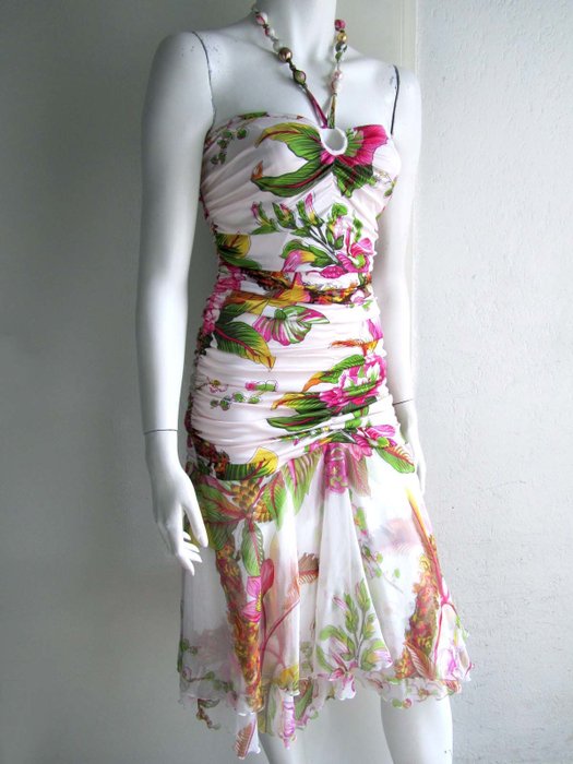 Renato Nucci Paris - Pure silk - Floral dress