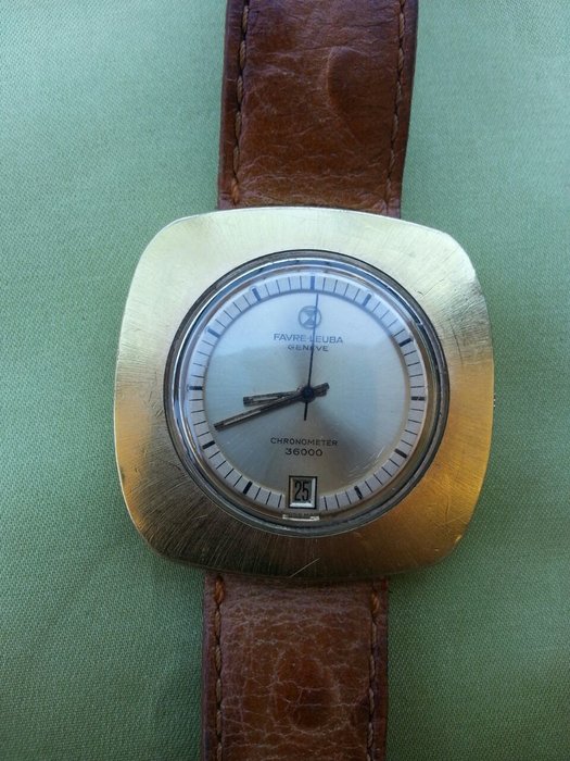 Favre Leuba Twinmatic Chronometer 36000  orologio  da uomo  1969