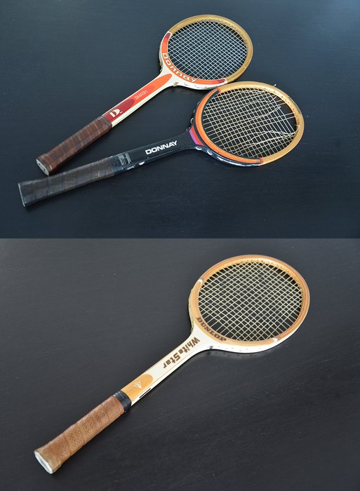 *DONNAY Allwood Bjorn Borg* plasticized A3 retro poster about tennis racquet