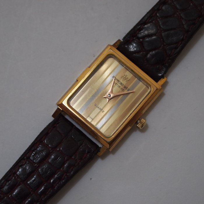 Raymond Weil Geneve model 5722 - Gold plated quartz womens wristwatch c.1980/90s