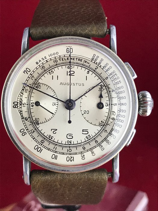 Augustus Chronograph — Landeron 47 Flyback — Men's watch — 1901-1949