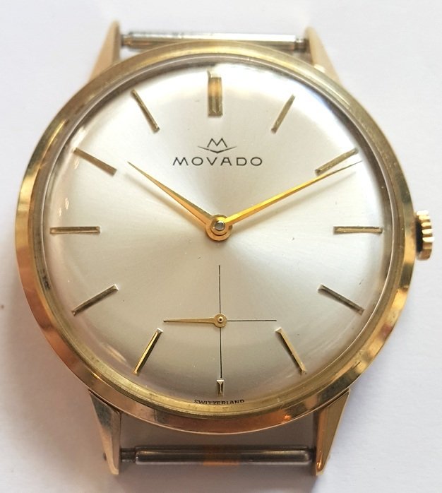 Movado Vintage classic gold wrist watch - Switzerland ,1970s
