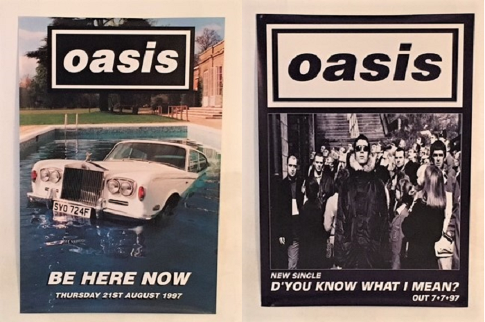 Original 1997 Oasis Release Posters - Catawiki