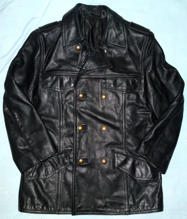  HACKEL & CO. - Vintage 80's German Police Leather Jacket