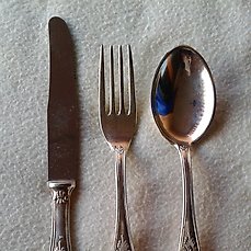800 silver plated cutlery - Catawiki