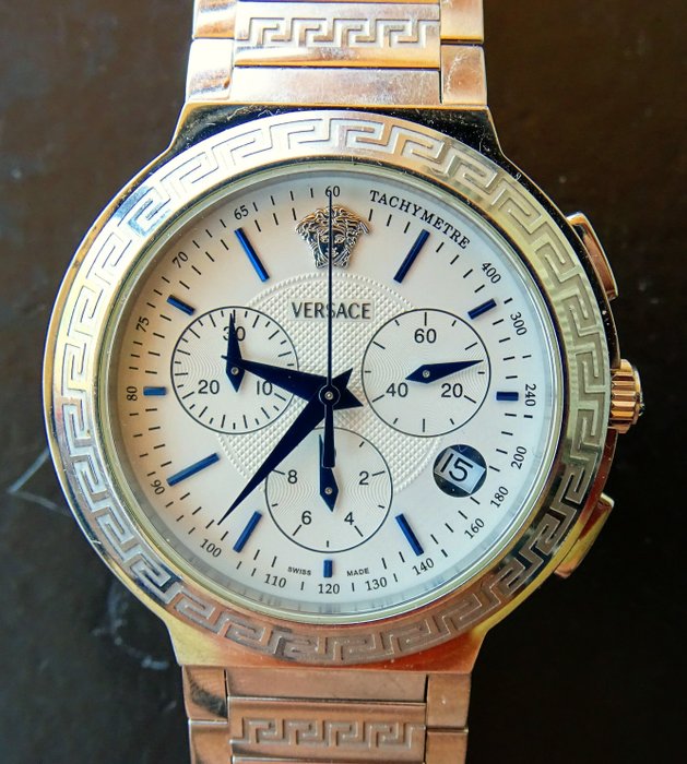 Versace Swiss made – extravagant design – men's chronograph ZLC99