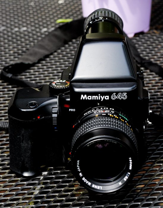 Mamiya 645 Pro medium format camera incl. Mamiya Sekor c 80 mm/2.8 N