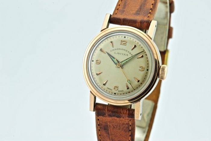 Lavina Chronometre - Men's watch - 1940s