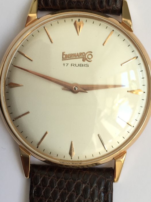 EBERHARD GOLD - Ref. 11021 - Men's watch - Early 1960s