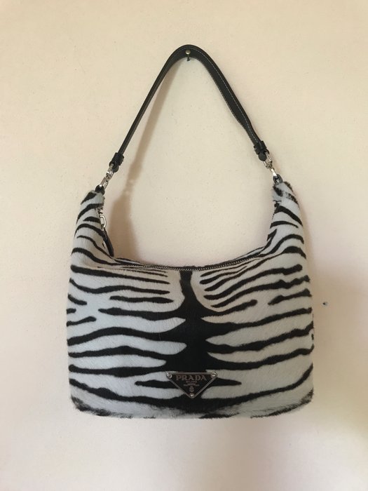 prada zebra print handbag