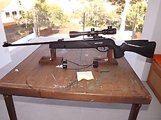 Air rifle Gamo caliber 5,5 with scope