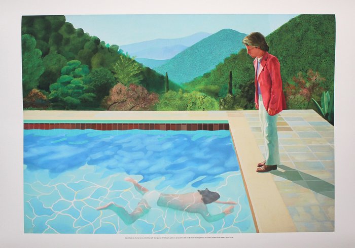 David Hockney - Portrait of an Artist (Pool with Two - Catawiki