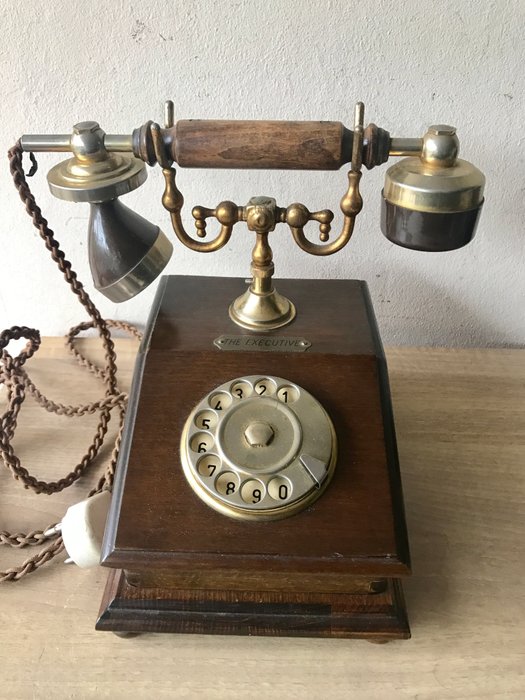 Old Wooden Telephone - The Executive
