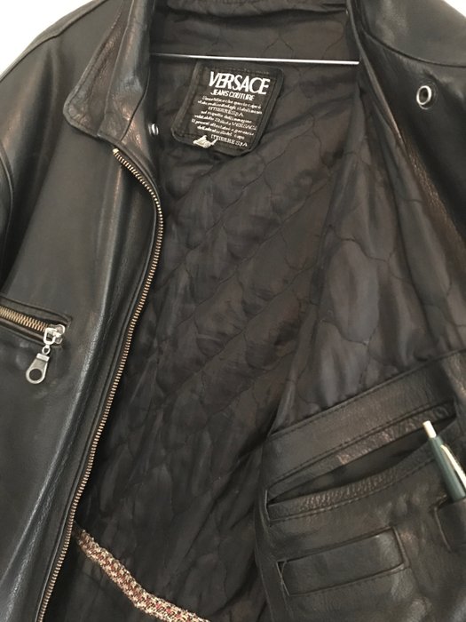 Versace Jeans Couture - Leather jacket - Catawiki