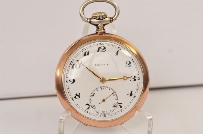 REVUE GT (Gedeon Thommen) - Cal. 30 -   men's pocket watch - 1906S.