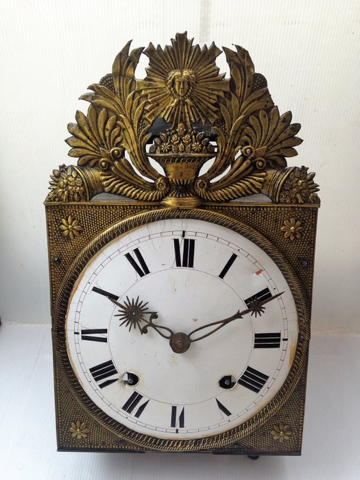 Grandfather Clock mechanisms 'The Sun King' - Louis XIV decoration - Era: 1850-1880.