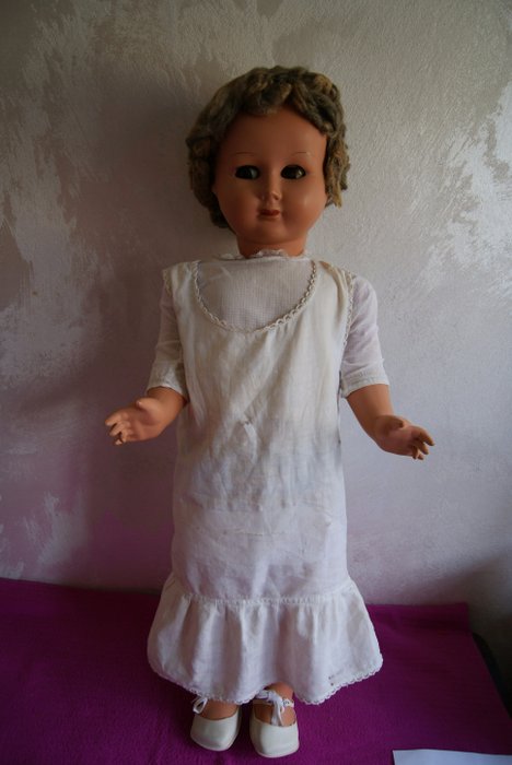 2 Italian vintage dolls - Levia Milano & Athena Piacenza 