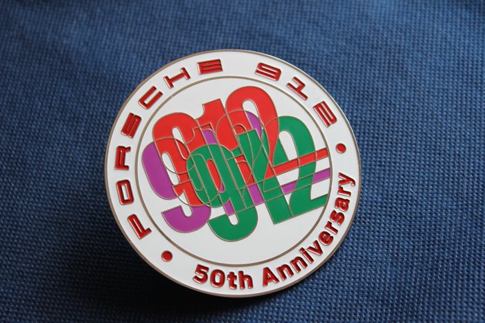 Porsche 912 50th Anniversary grill badge