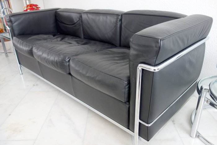 Le Corbusier for Cassina – LC2 three-seater sofa