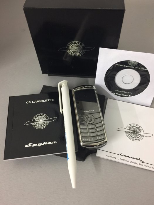 Spyker C8  Laviolette Black - mobile phone boxed 