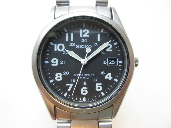 Seiko ref. 7N42-8070 military – men´s wristwatch – +/- 2000 - Catawiki