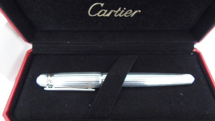 Cartier platinum fountain pen with 