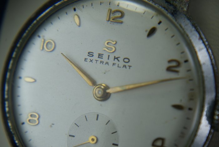 SEIKO "Extra Flat" and SEIKO "Chronometer"  men's watch 1930-1950's