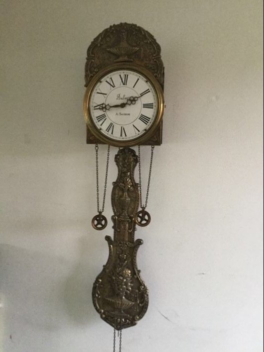 Old Comtoise clock Dubois A-Saverne