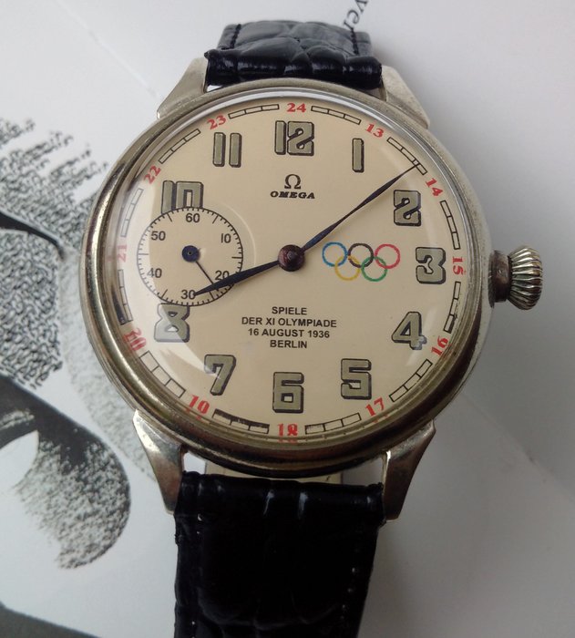 Omega olympic games Berlin 1936 - montre mariage - années  1901-1949