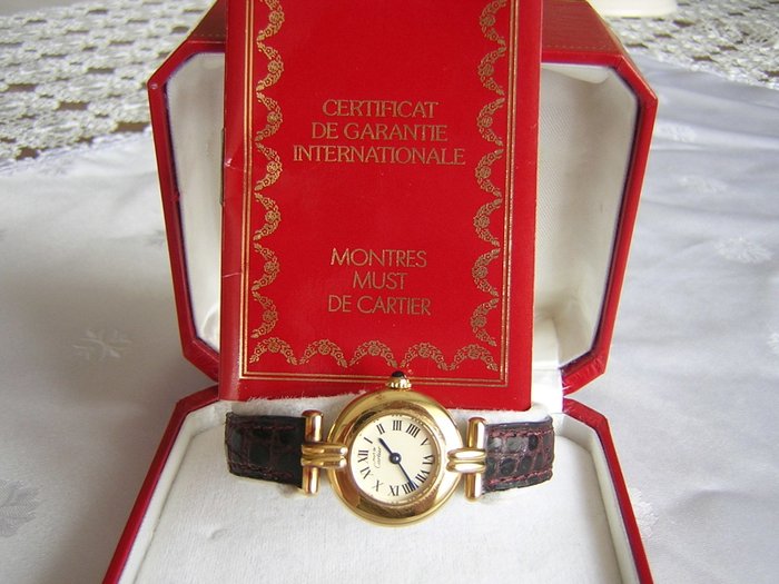 cartier colisee gold watch
