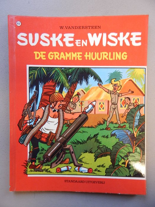 Suske en Wiske VK-82 a - De gramme huurling - sc - 1e druk (1968)
