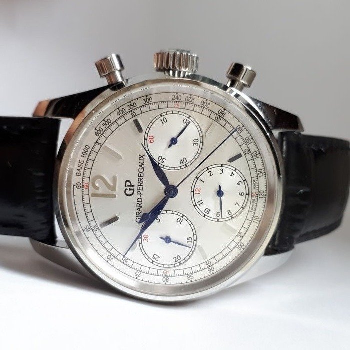 Girard Perregaux 30 anni in Fiat  chronograph men's watch full set 