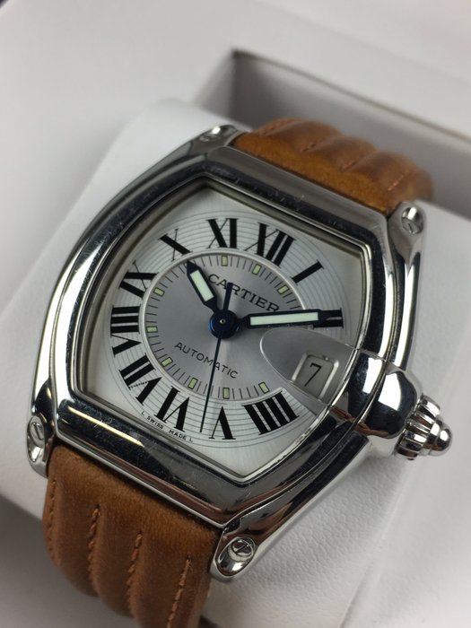 cartier roadster xl leather strap
