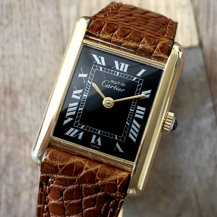 must de cartier vintage watch