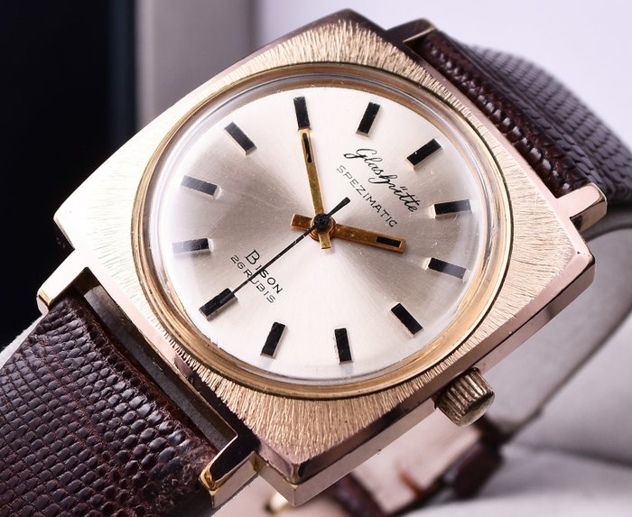 Glashutte SPEZIMATIC BISON - Automatic - German men's wristwatch - from 70's