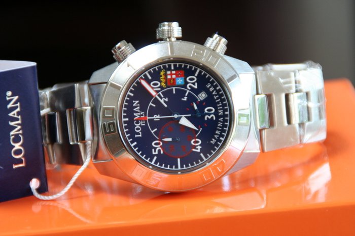 Locman Marina Militare Ammiraglio Chronograph - Men's wristwatch - New 