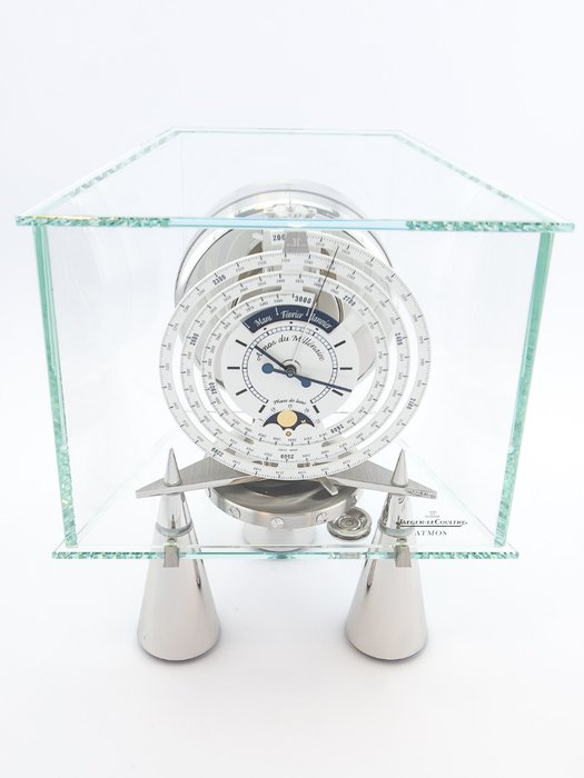 Jaeger-LeCoultre Atmos ATLANTIS MILLENIUM 3000 table clock with moon phases - 1990s