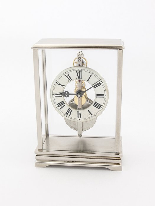 Jaeger-LeCoultre table clock with 8 days bridge movement - 1960s