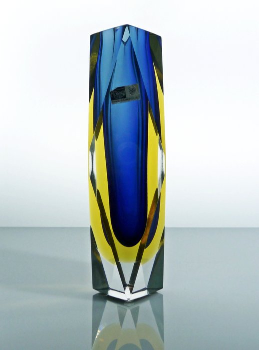 G. Campanella Murano - Sommerso Vase (28 cm)