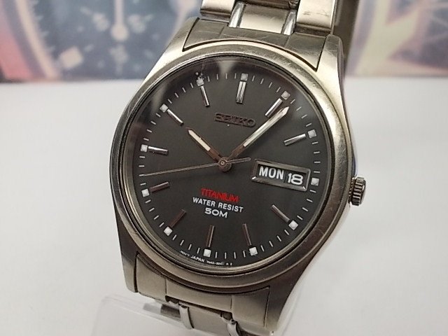 SEIKO TITANIUM model gents automatic wrist watch - Catawiki