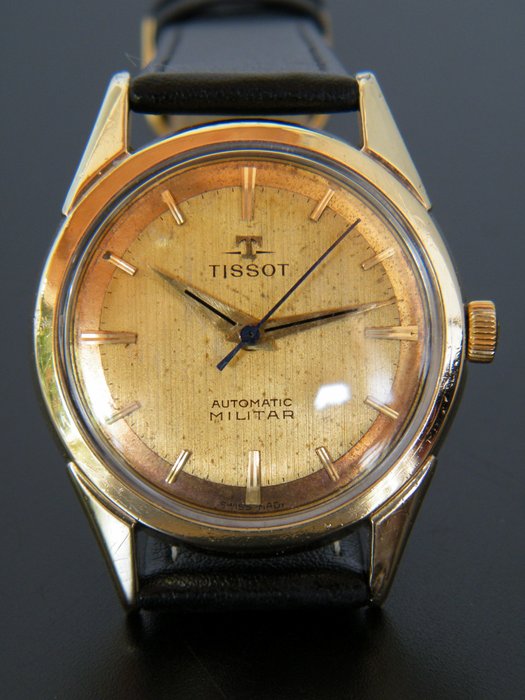 TISSOT MILITAR - Men's wristwatch from 1950s - Very rare - Swiss made.